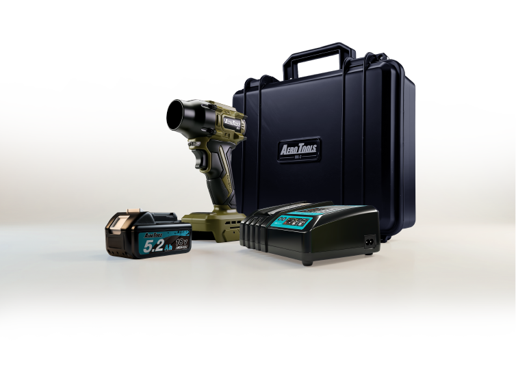 AERO TOOLS MK-2本体、バッテリー、充電器、専用ハードケース